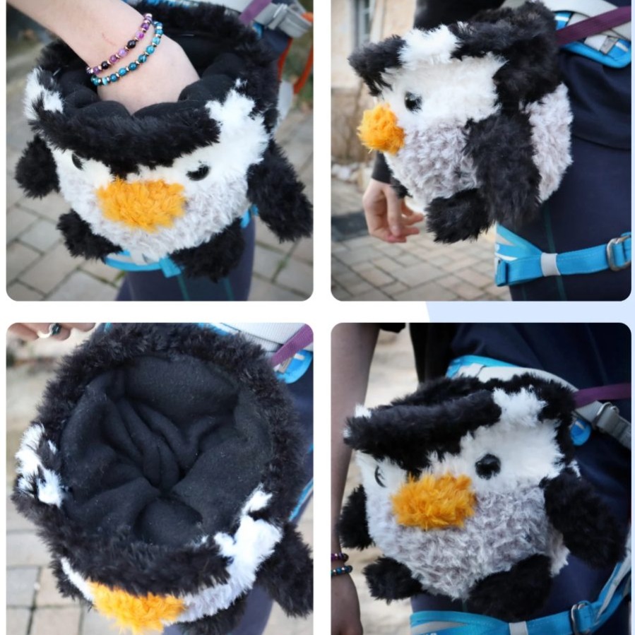 Penguin chalk bag photo 1 of 1 by Crochet.by.clr