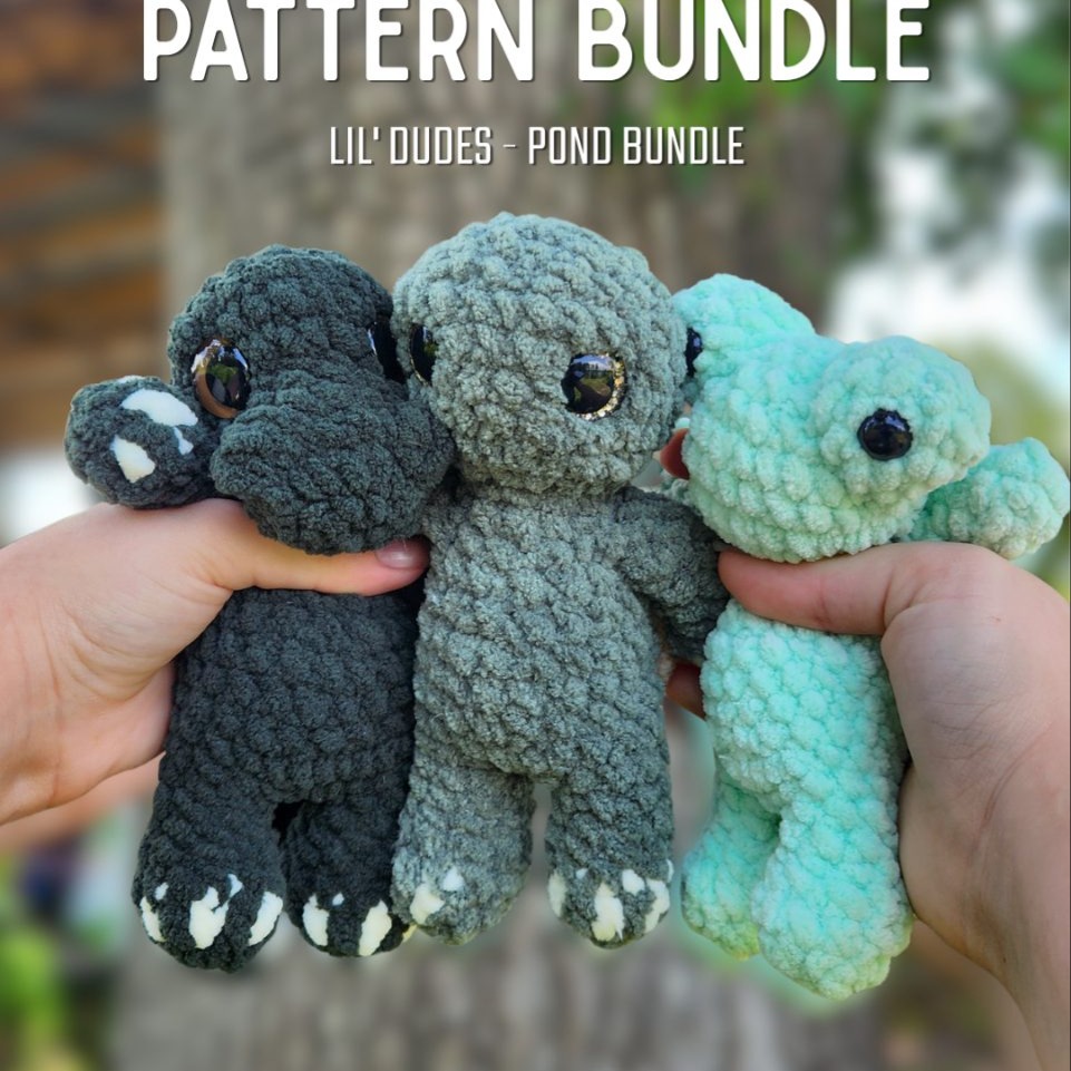 Pond Bundle Lil' Dudes Pattern photo 1 of 4 by Shawls & Dolls Crochet
