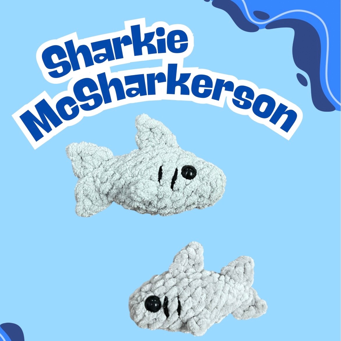 Sharkie McSharkerson photo 1 of 3 by KY Southern Stitch