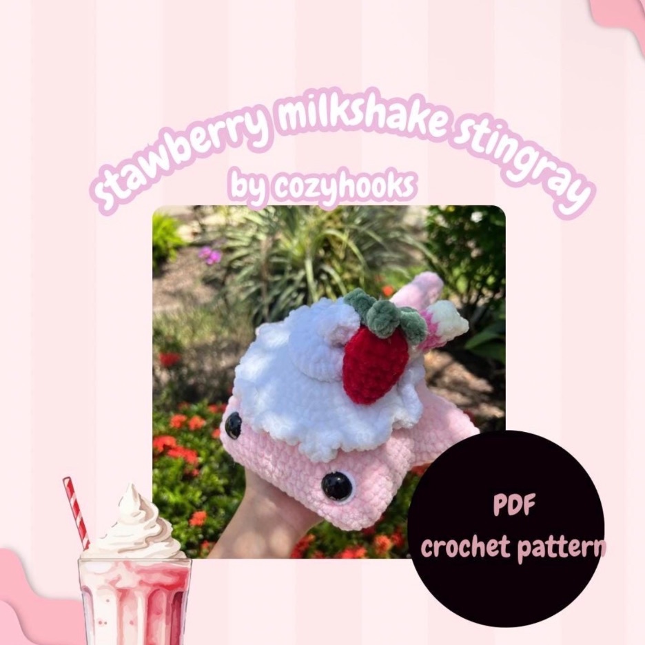 Strawberry milkshake stingray photo 1 of 1 by Cozyhookss