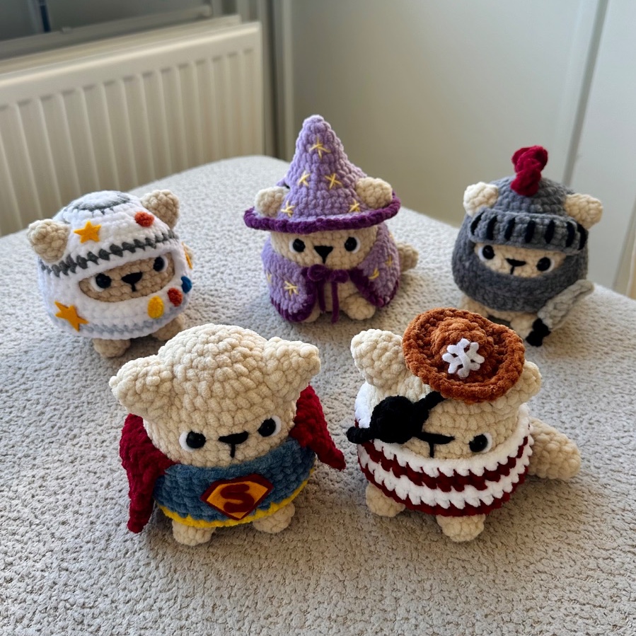 Fantasy Cats crochet pattern photo 1 of 8 by Crochet by Mette