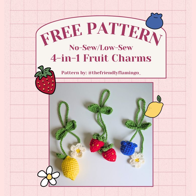 4-in-1 Fruit Charms photo 1 of 1 by The Friendly Flamingo
