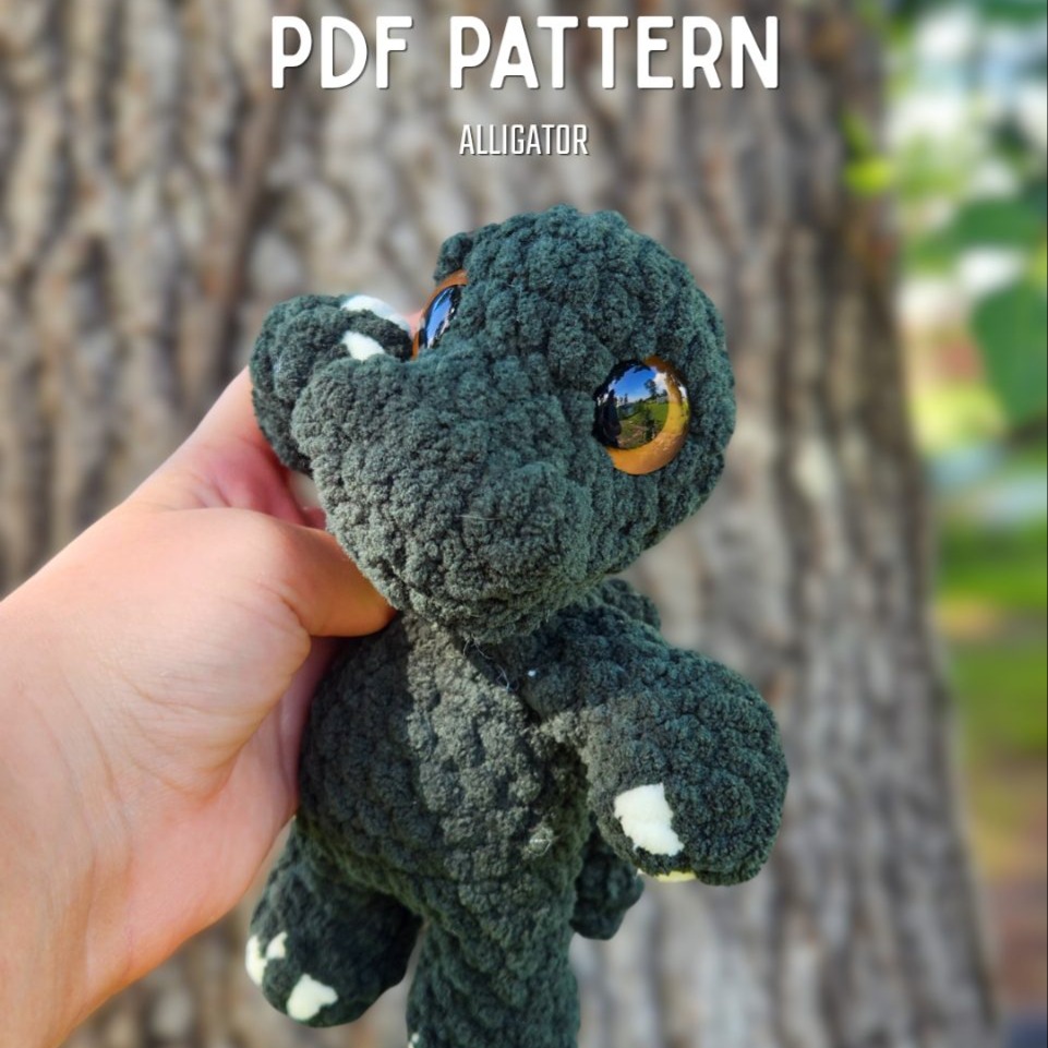 Lil' Dudes Alligator Pattern photo 1 of 1 by Shawls & Dolls Crochet
