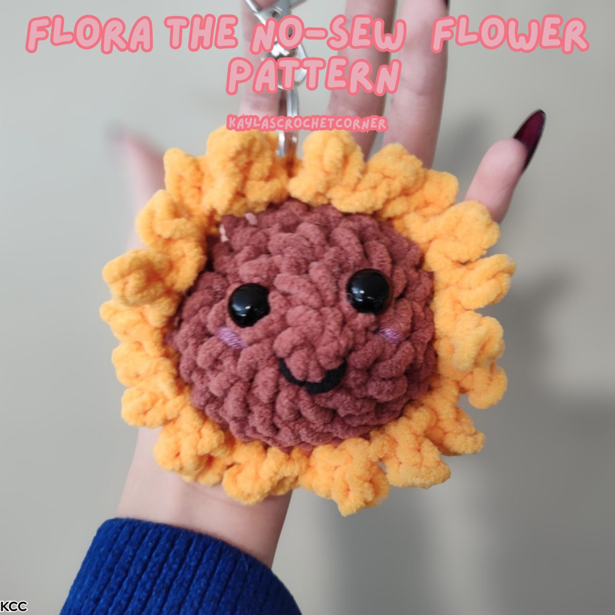 No Sew Flora the Flower Crochet Pattern photo 1 of 3 by KaylasCrochetCorner