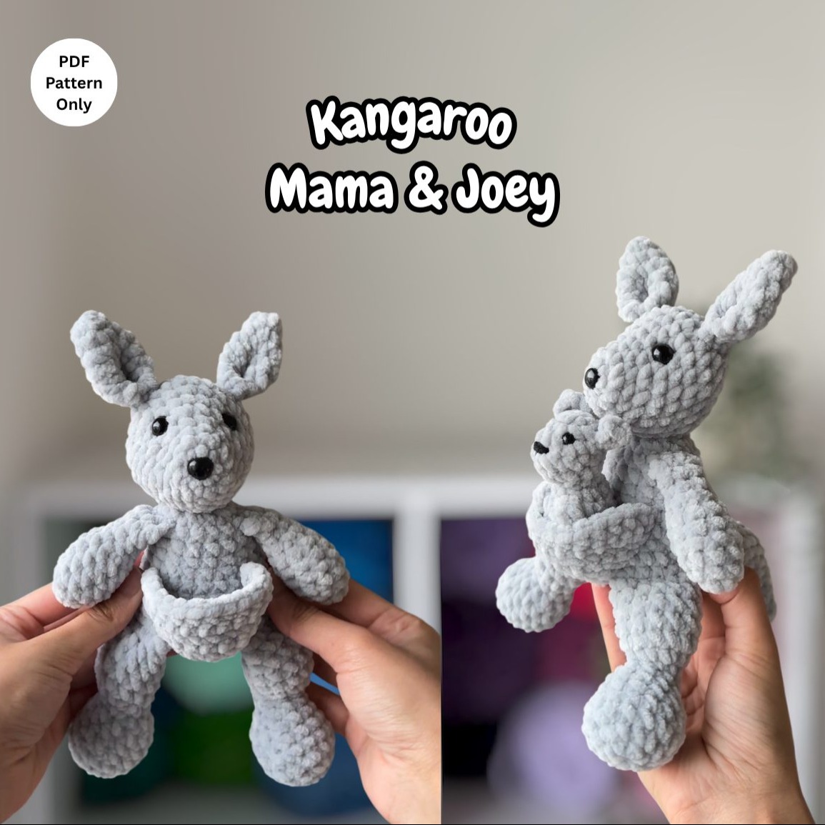 Kangaroo Mama & Joey photo 1 of 10 by CrochetwithPrachi