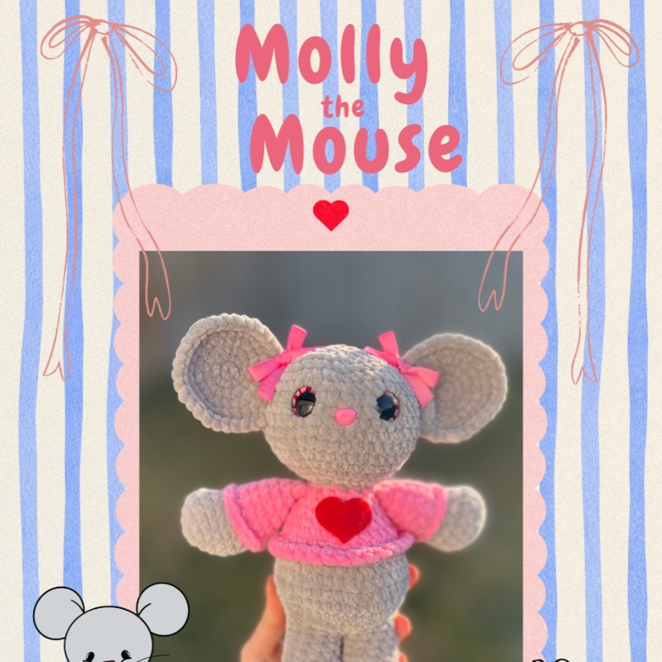 Molly the mouse photo 1 of 6 by Julie crochets