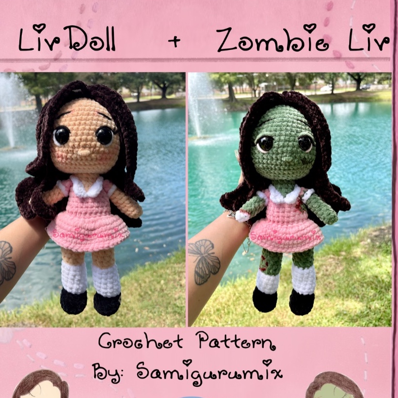 Liv doll + Zombie Liv photo 1 of 4 by Samigurumix