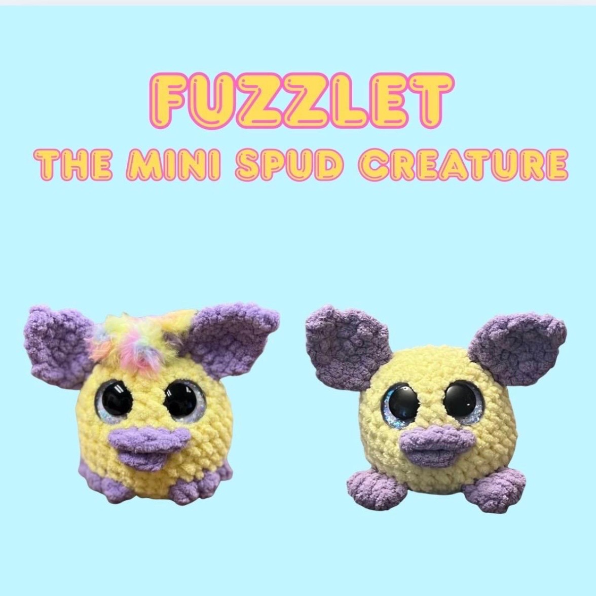 Fuzzlet the Mini Spud Creature photo 1 of 5 by KY Southern Stitch