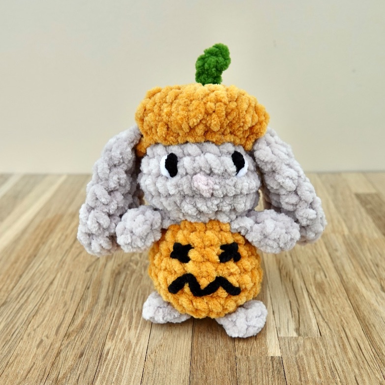 Bunny in Halloween Pumpkin Costume photo 1 of 5 by Stitches and a Needle
