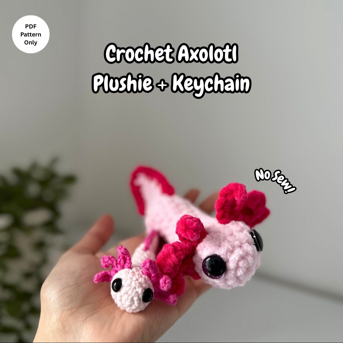 Axolotl photo 1 of 4 by CrochetwithPrachi