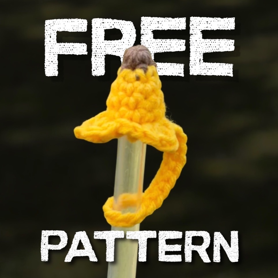 Free Banana Straw cover! photo 1 of 7 by Weavinweaverus