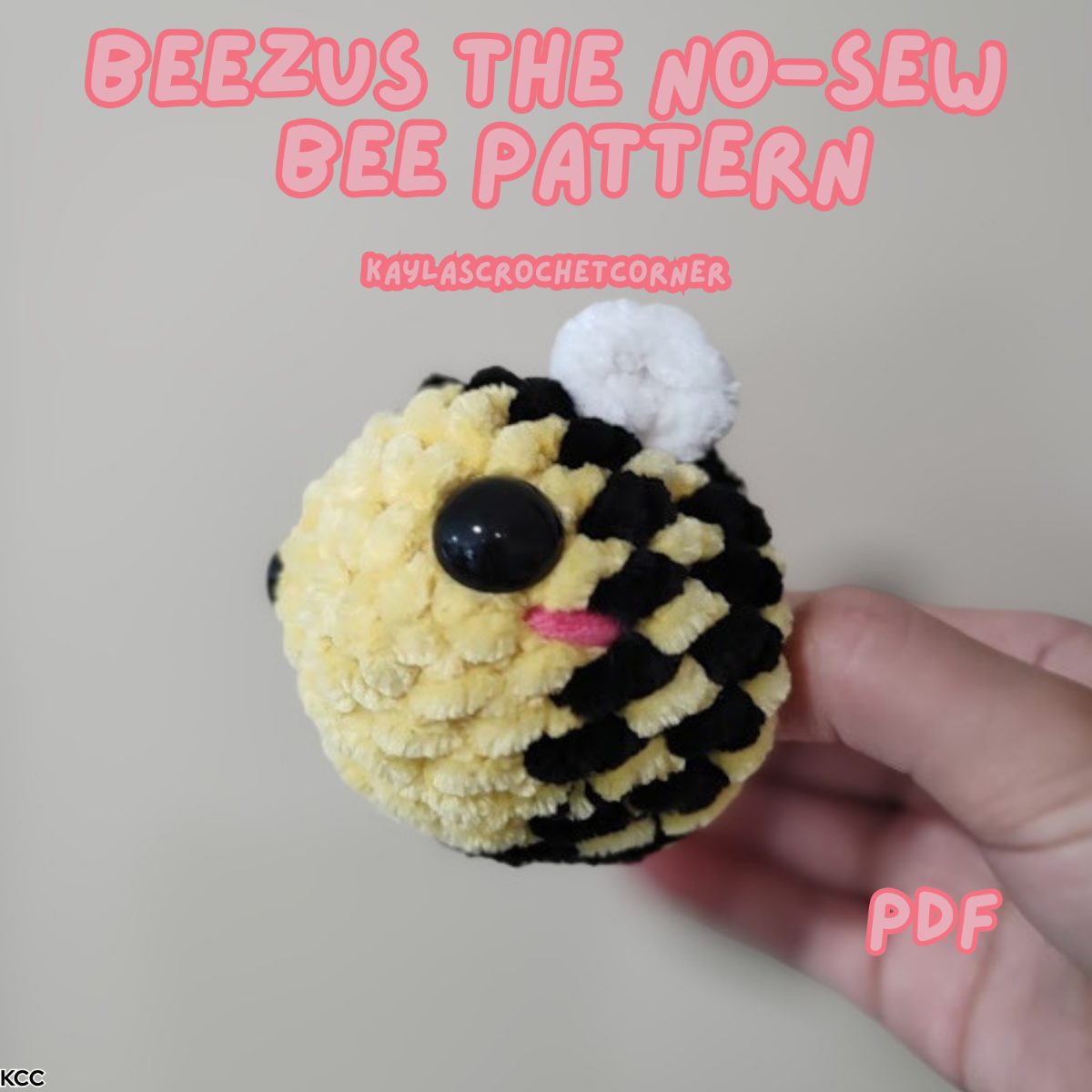 Beezus the No-Sew Bee Crochet Pattern photo 1 of 3 by KaylasCrochetCorner