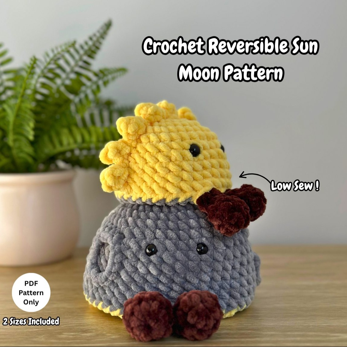 Reversible Sun Moon photo 1 of 5 by CrochetwithPrachi