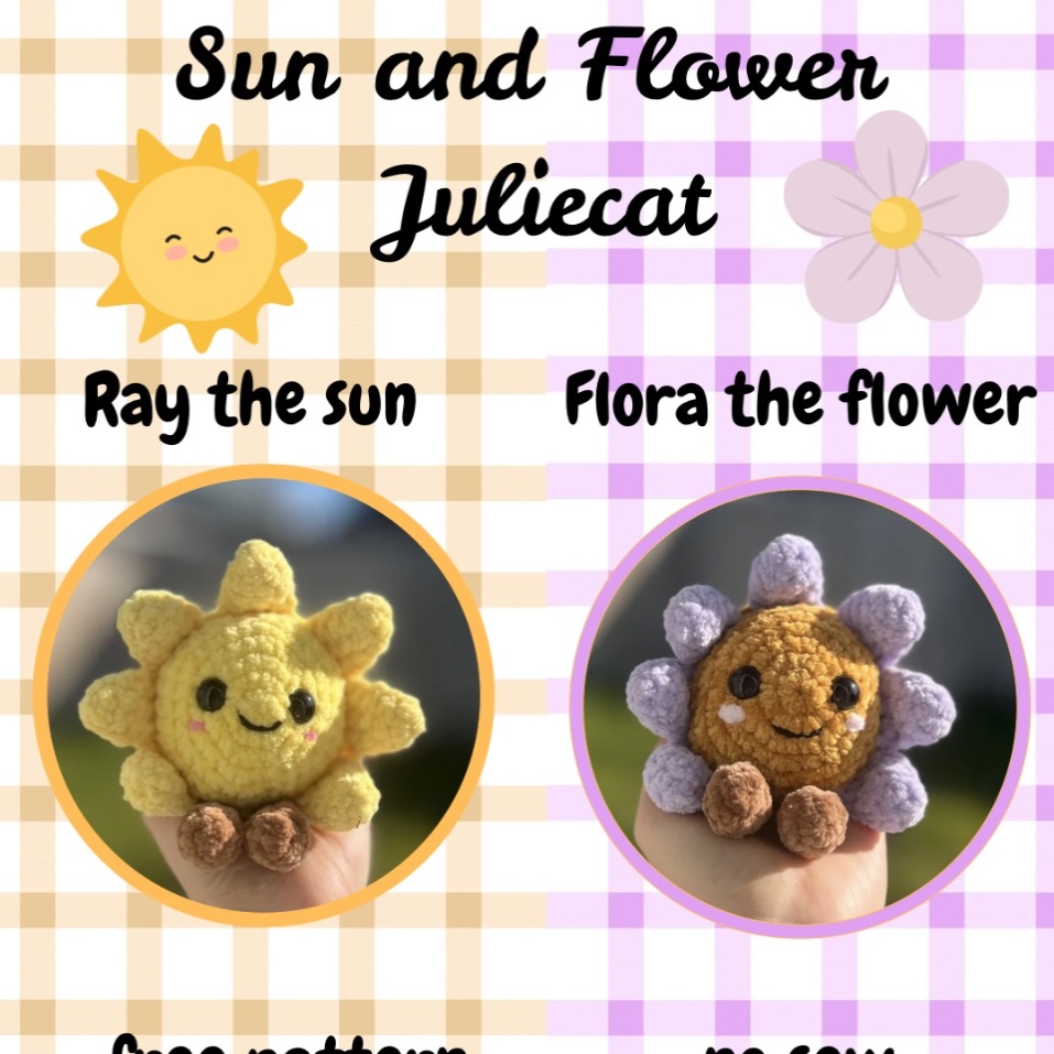 Juliecats sun/flower photo 1 of 6 by Julie crochets