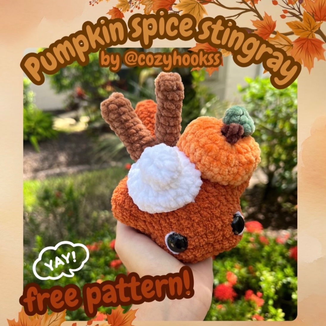 Pumpkin spice stingray photo 1 of 1 by Cozyhookss