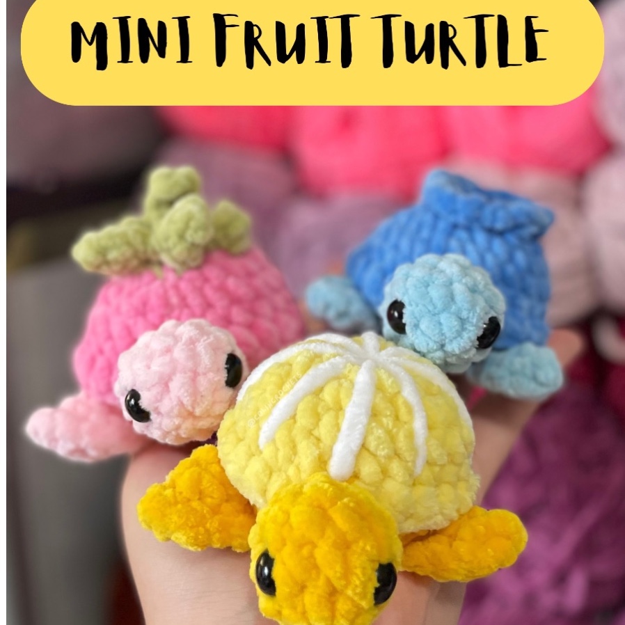 3in1 Mini Fruit Turtles photo 1 of 1 by Colin Crochets