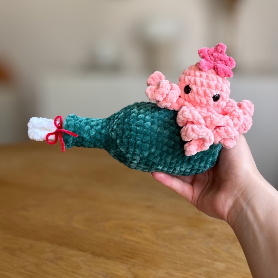 Message in a Bottle with Octopus photo 1 of 1 by Plushloopia