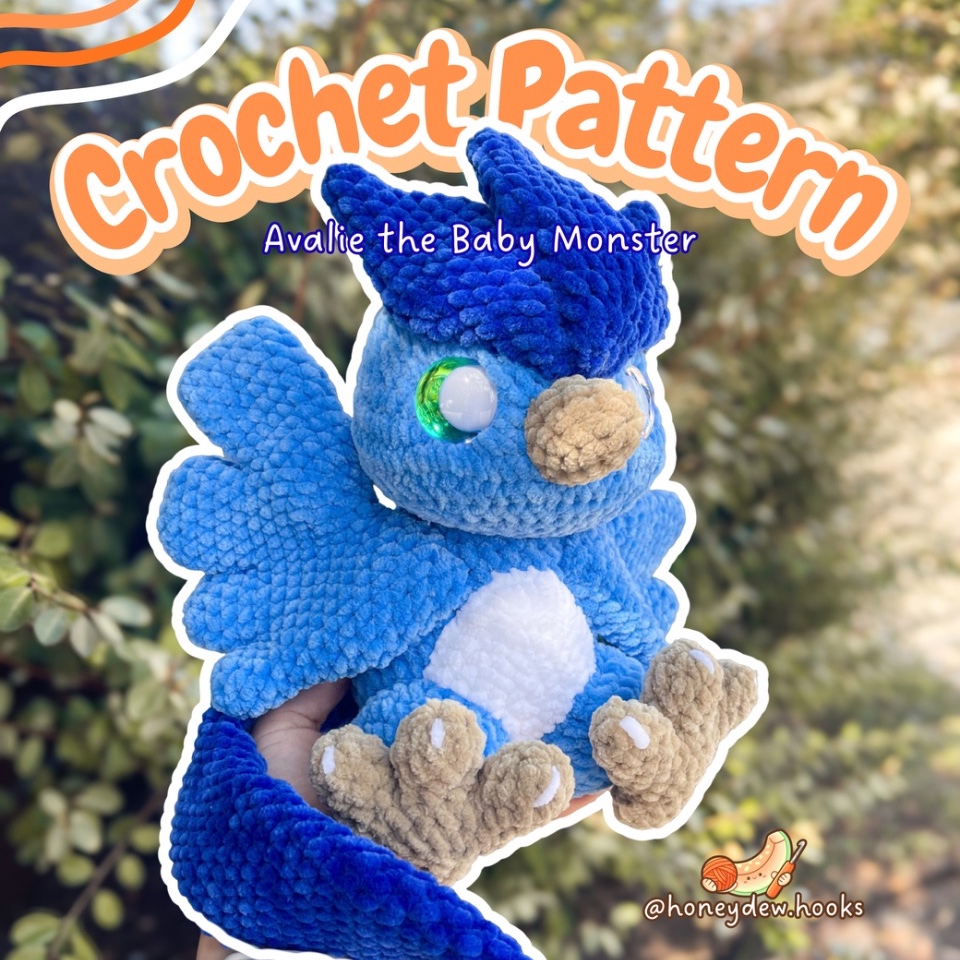 Avalie the Baby Monster photo 1 of 6 by Honeydew Hooks