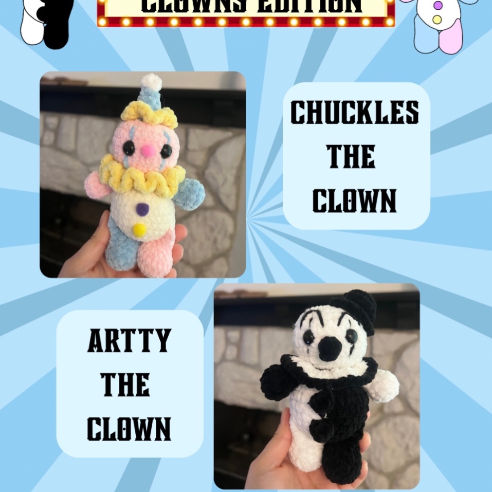 Julie babies: clown edition photo 1 of 6 by Julie crochets