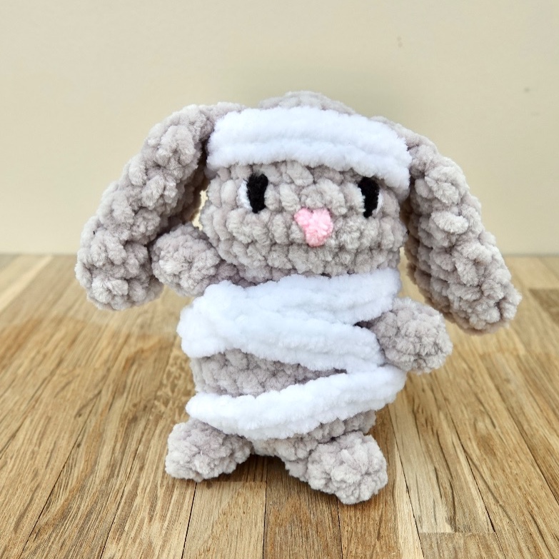 Bunny in Halloween Mummy Costume photo 1 of 5 by Stitches and a Needle