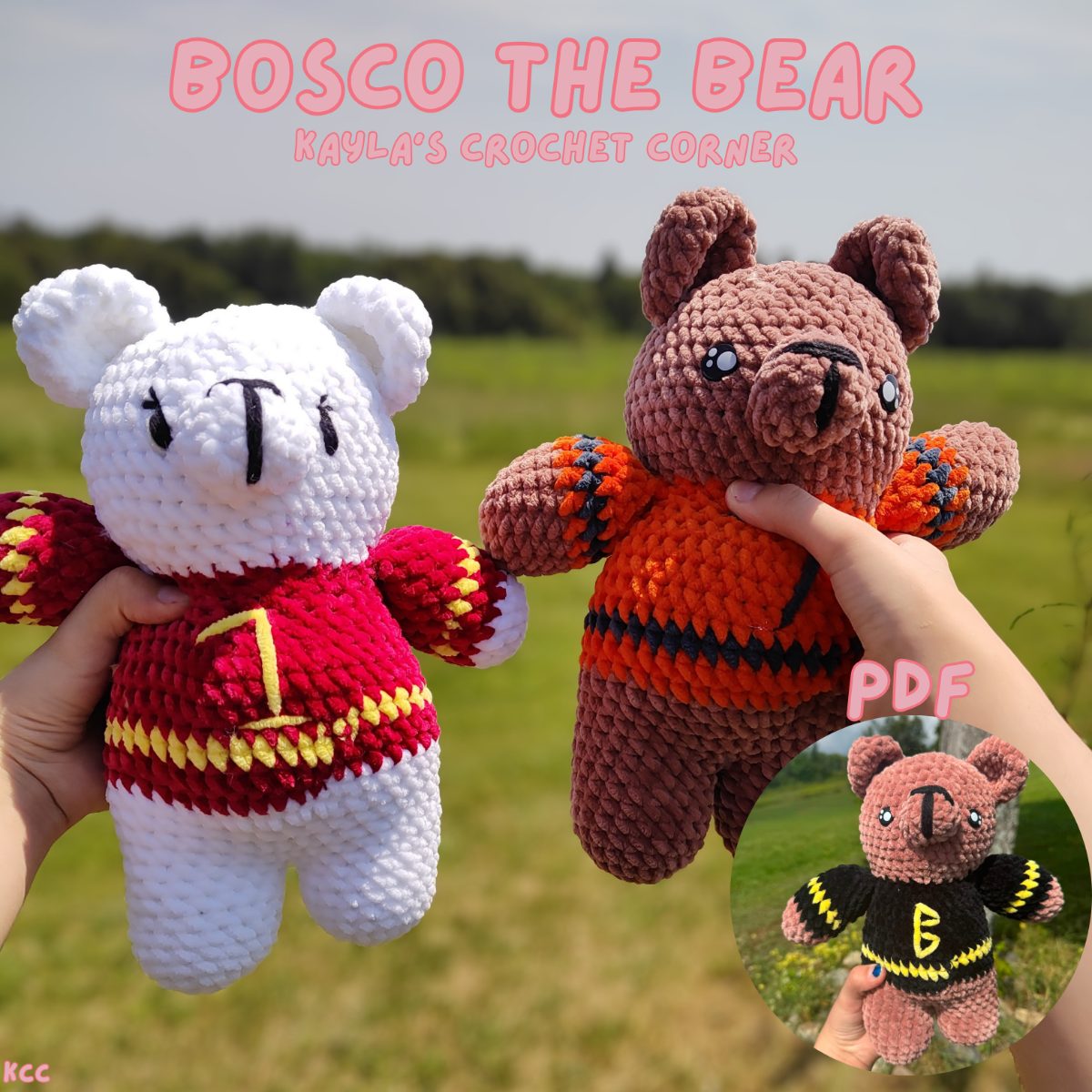 Bears in a Sweater-PDF Pattern photo 1 of 5 by KaylasCrochetCorner