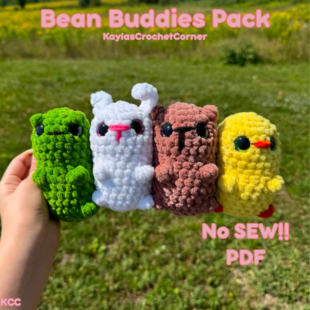 Bean Buddies Crochet Pattern Bundle photo 1 of 6 by KaylasCrochetCorner