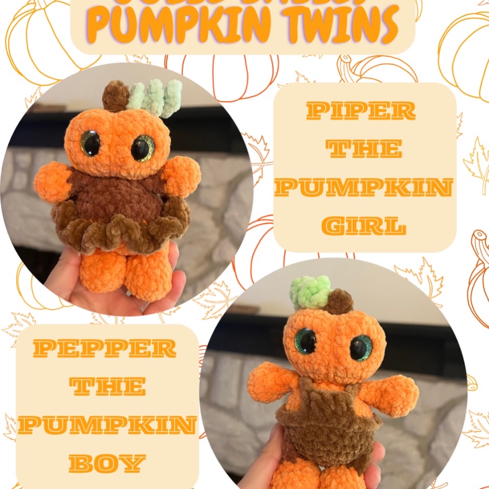 Julie babies: pumpkin twins photo 1 of 7 by Julie crochets