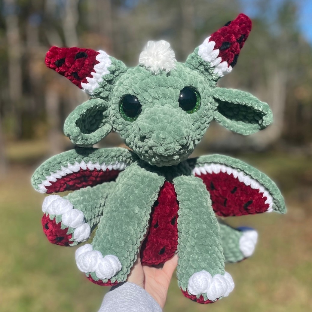 Millie the Watermelon Dragon photo 1 of 3 by CraftyInnovations