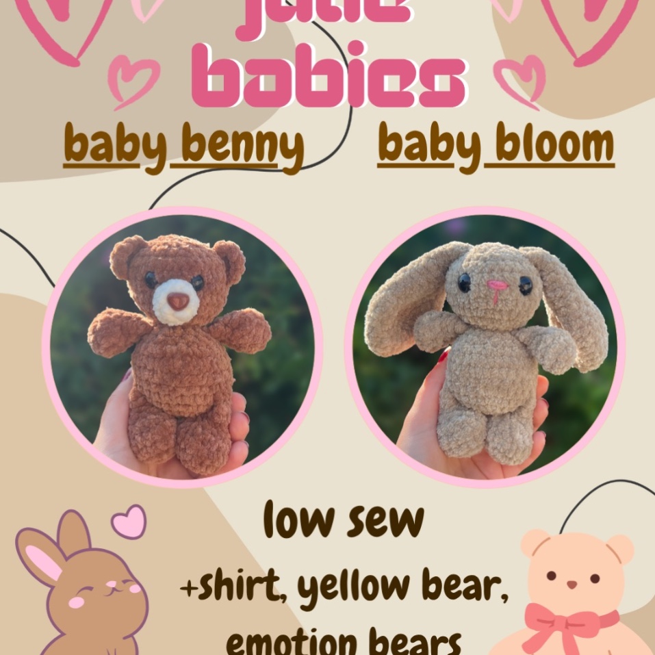 Baby bloom & baby Benny photo 1 of 8 by Julie crochets