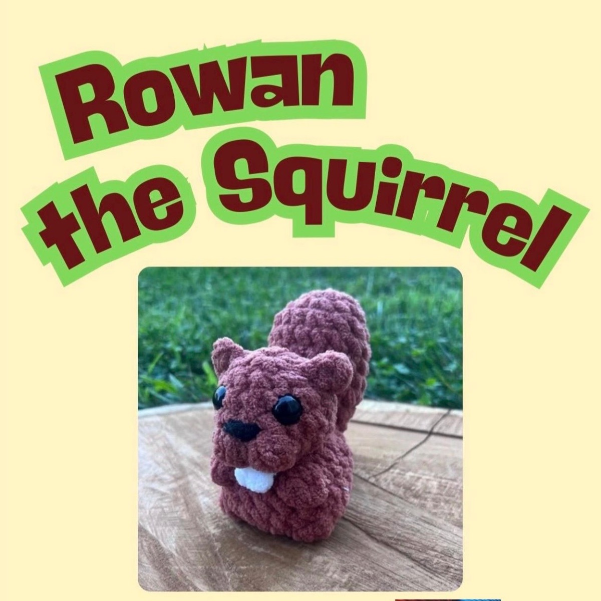 Rowan the Squirrel photo 1 of 2 by KY Southern Stitch