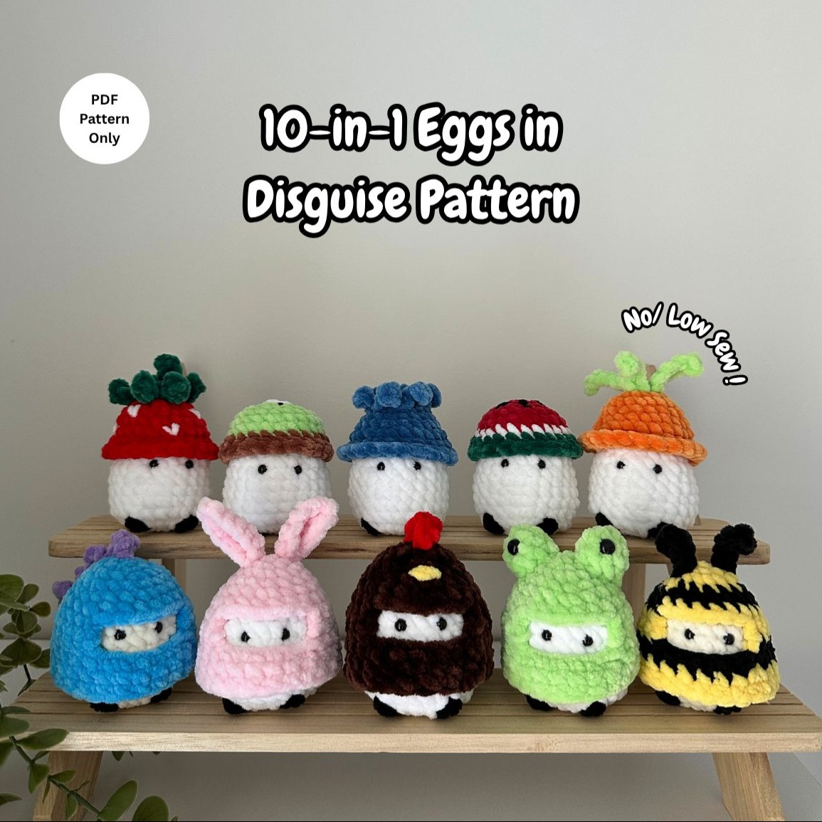 10-in-1 Eggs in Disguise photo 1 of 15 by CrochetwithPrachi