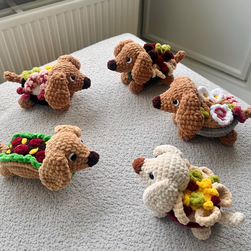 Street food pup crochet patterns photo 1 of 11 by Crochet by Mette