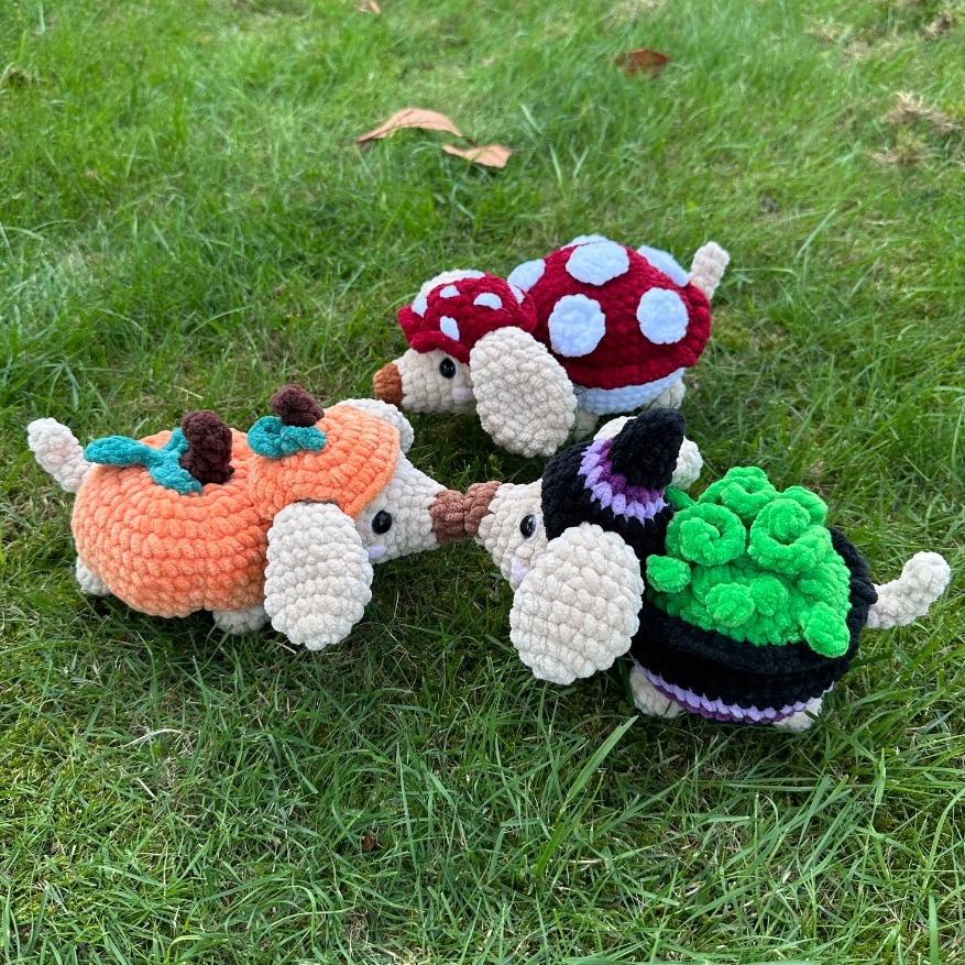 Fall Pups crochet patterns photo 1 of 6 by Crochet by Mette