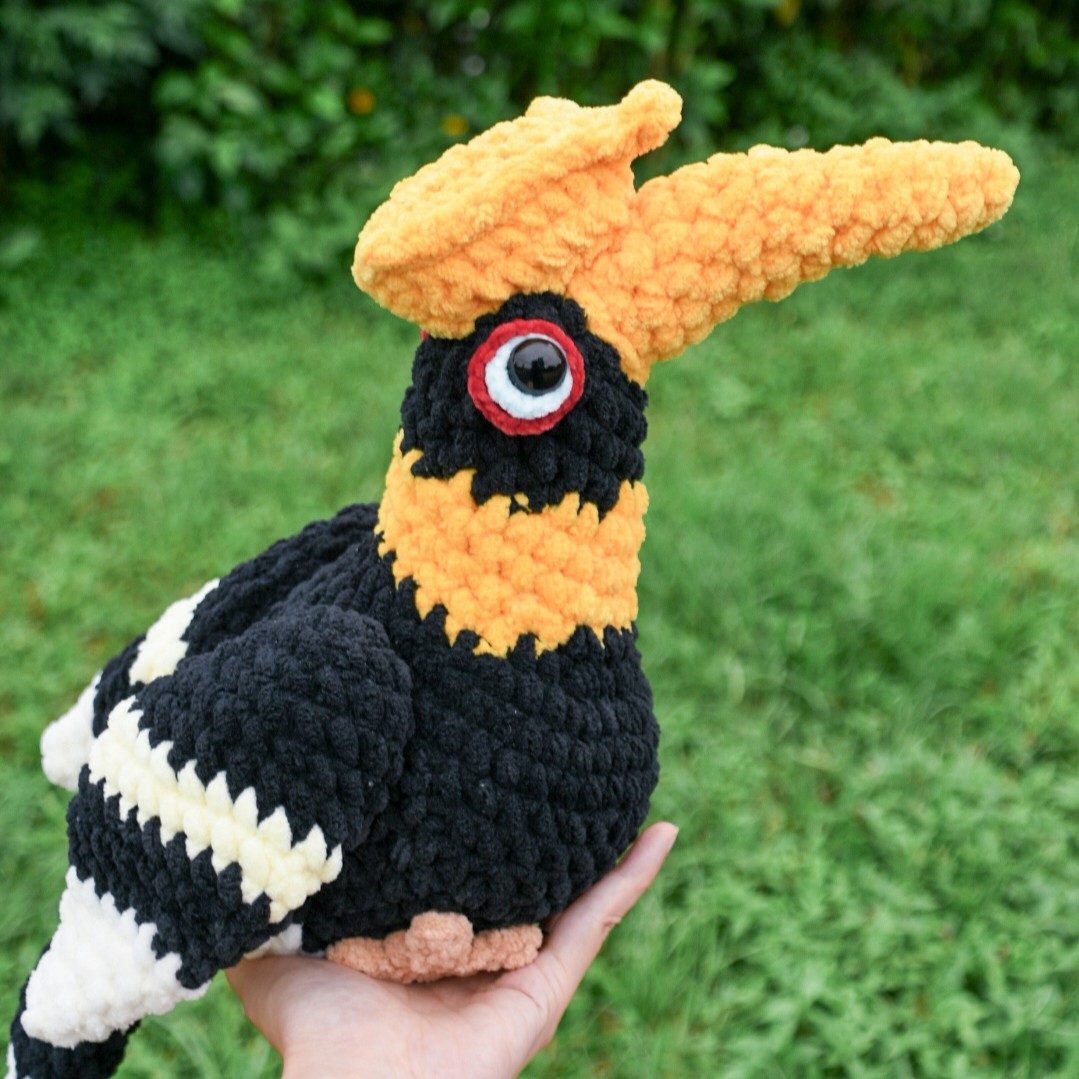 Papaya the great hornbill photo 1 of 8 by little_pixie_crochet