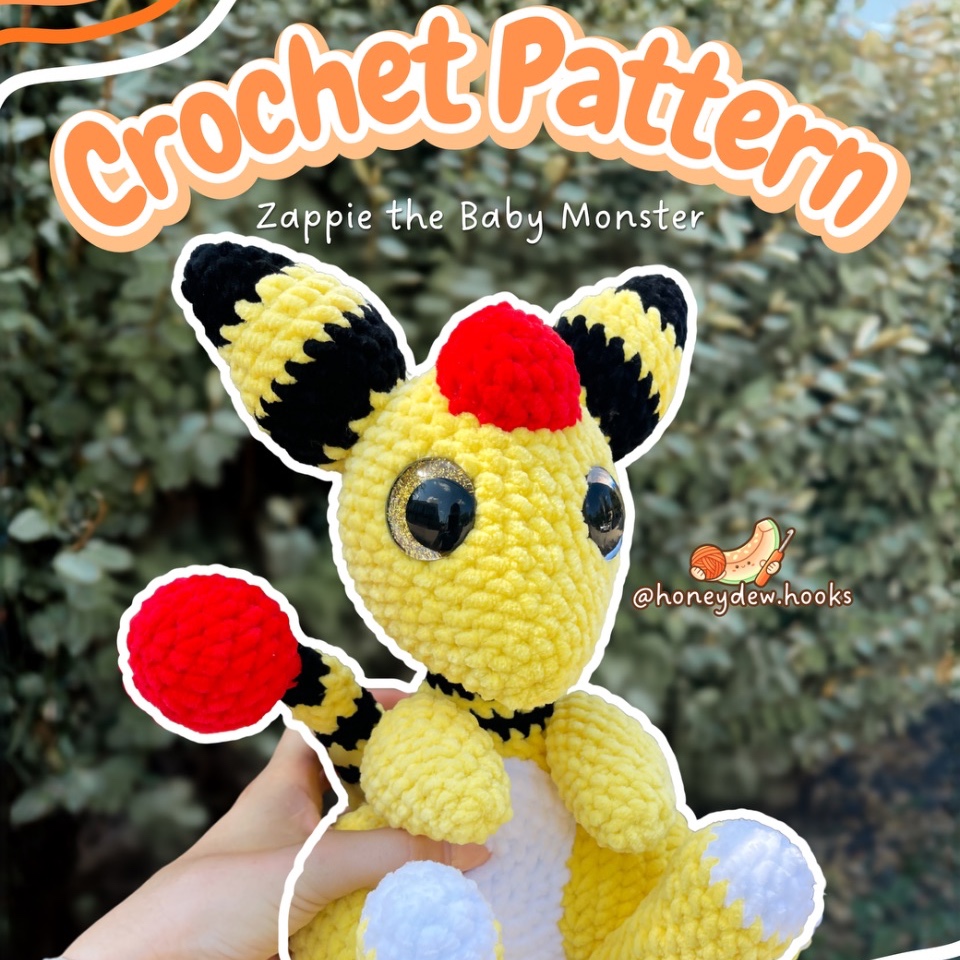 Zappie the Baby Monster photo 1 of 8 by Honeydew Hooks