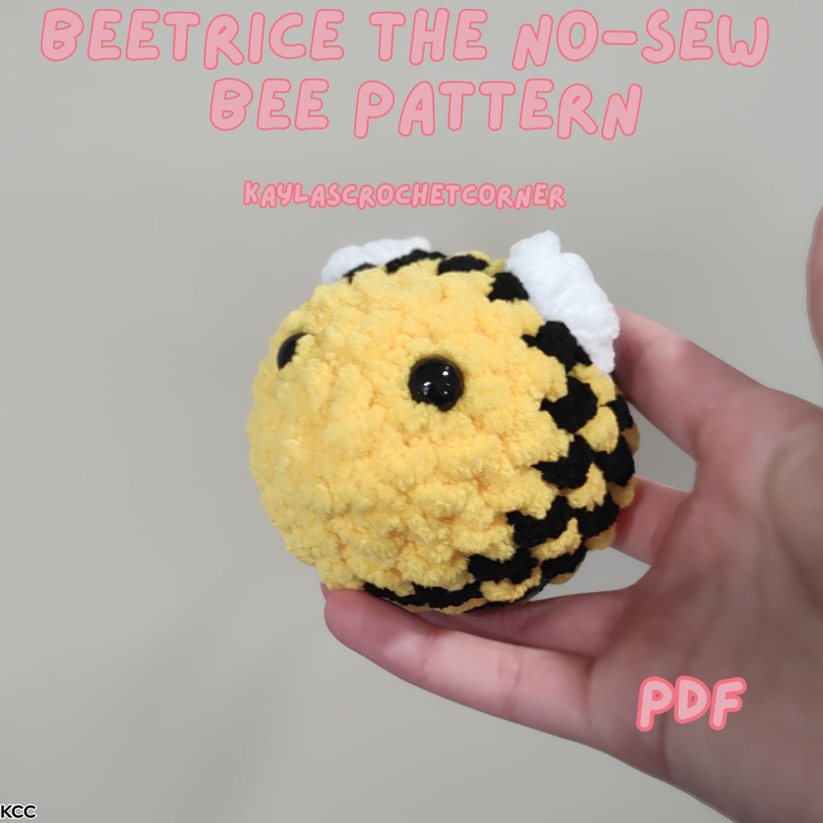 Beetrice the No-Sew Bee Crochet Pattern photo 1 of 3 by KaylasCrochetCorner