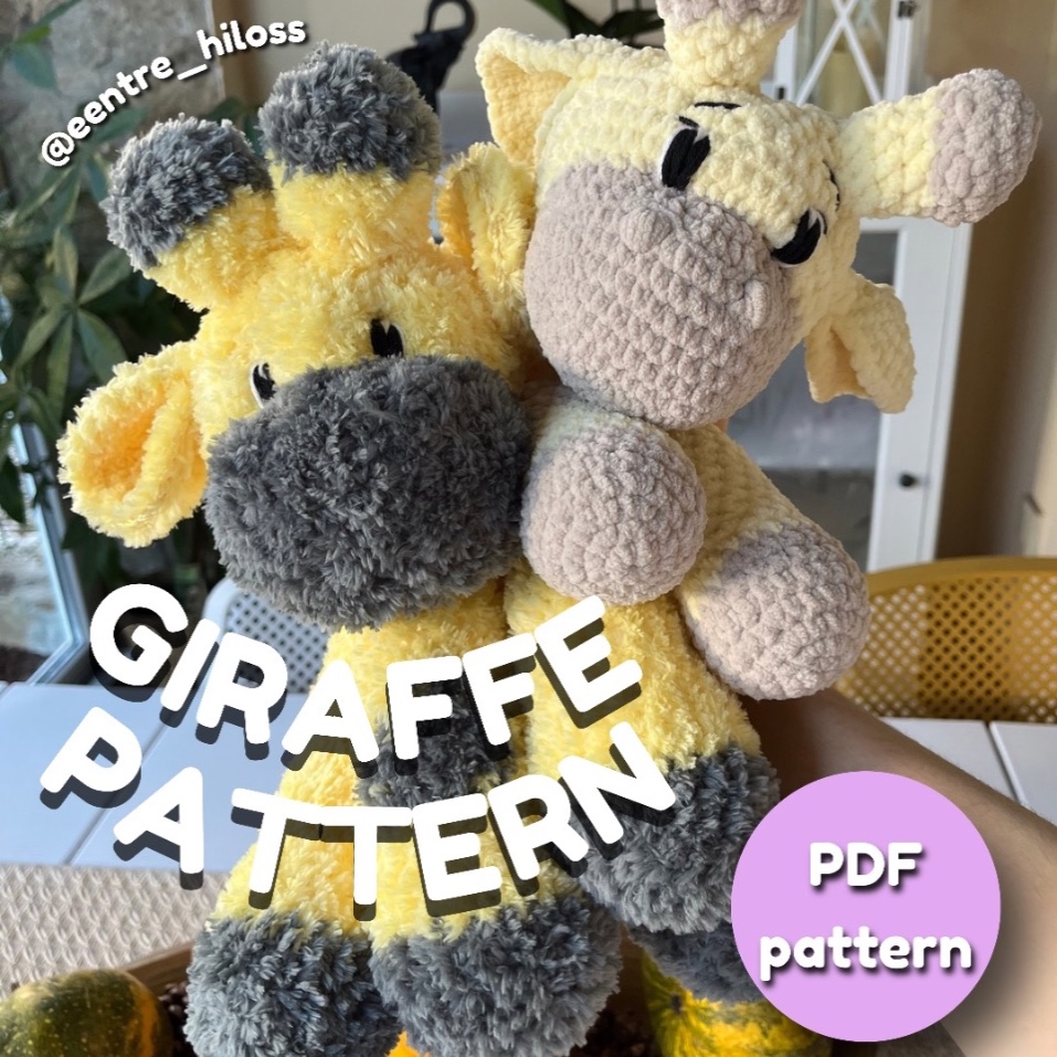 Giraffe crochet pattern photo 1 of 7 by Entre Hilos